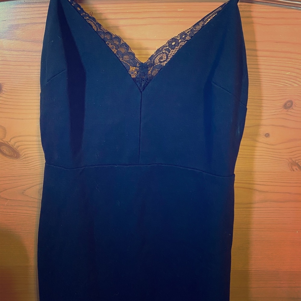 Black Lace Bodycon Dress- Small - Picture 2 of 4